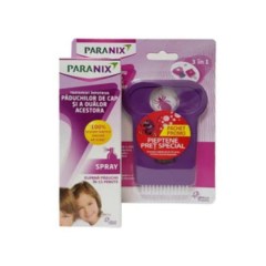 Spray tratament impotriva paduchilor 100ml + Pieptene, Paranix (Farmacia XMED)